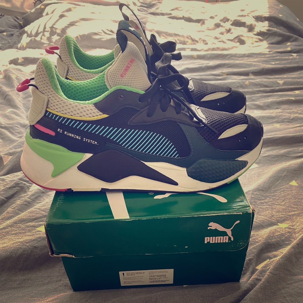 Puma RS-X Toys Atoll Blue Black men’s Size 8